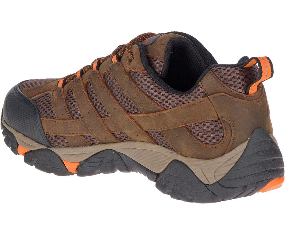 Buty Sportowe Merrell Męskie Brązowe - Moab Vertex Vent Sr - 532164-VES